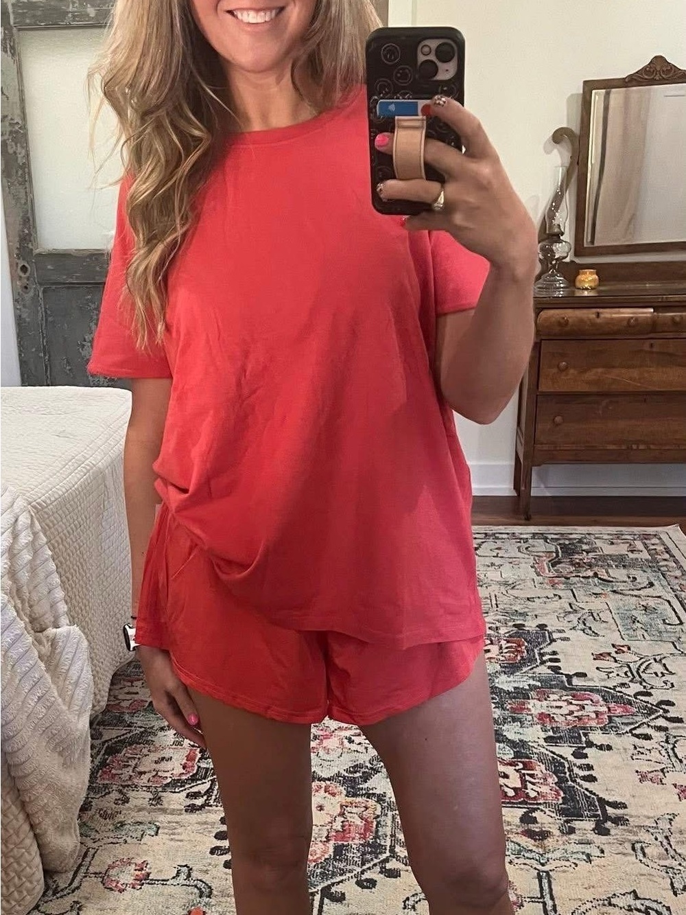 Mono B Coral Short Sleeve Tee